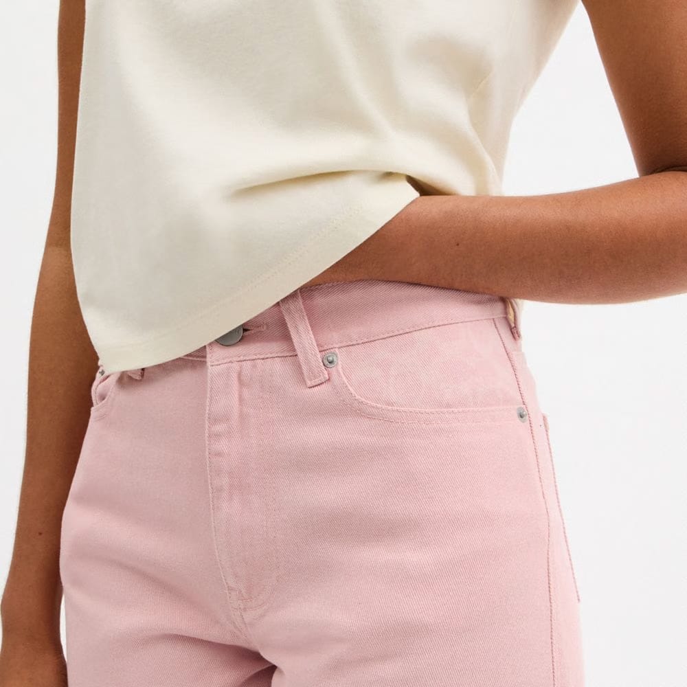 Colorful Signature Denim Shorts