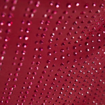 Red Diamante Embellished Swimsuit