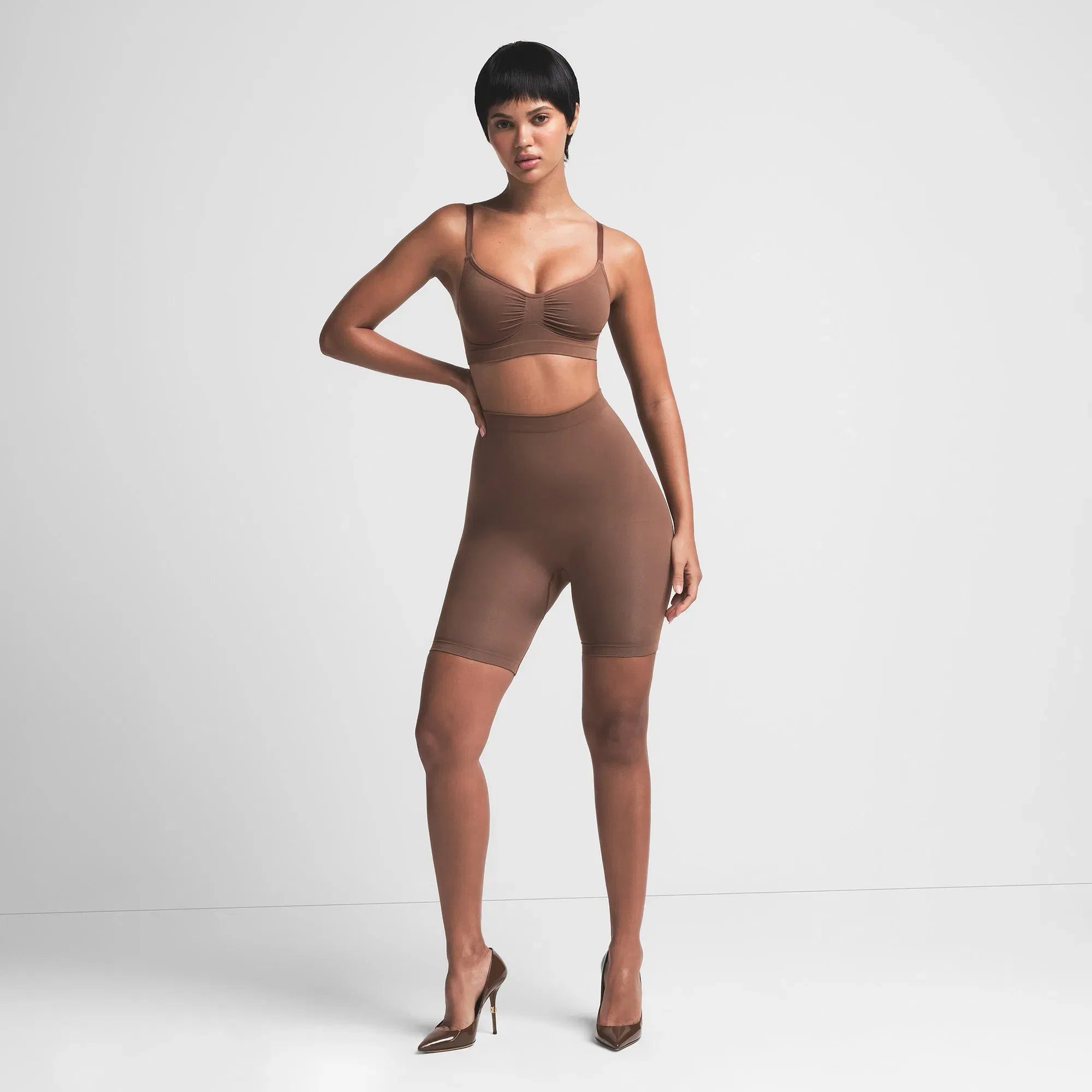 SEAMLESS SCULPT BRALETTE | JASPER