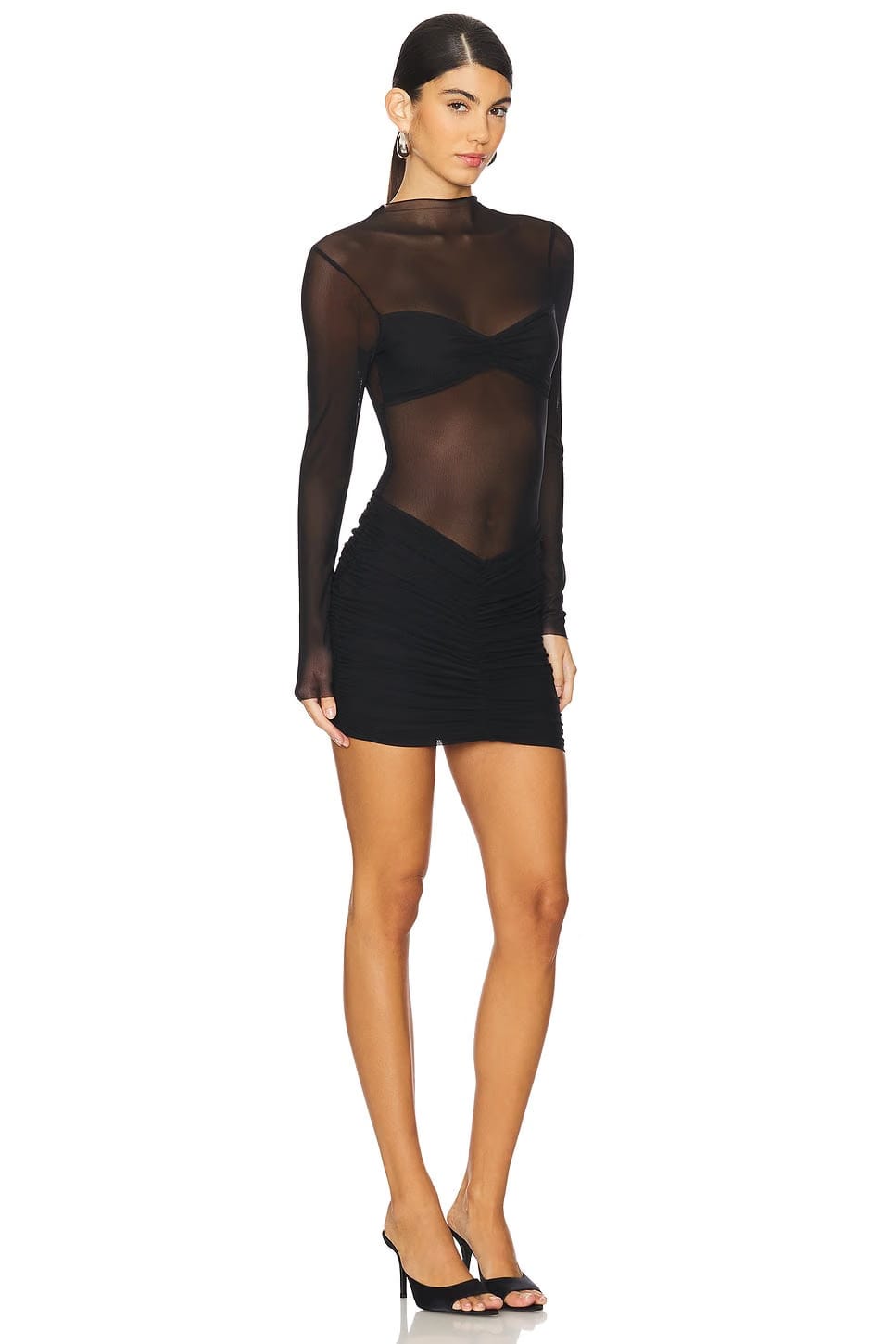 superdown Carolina Mini Dress in Black