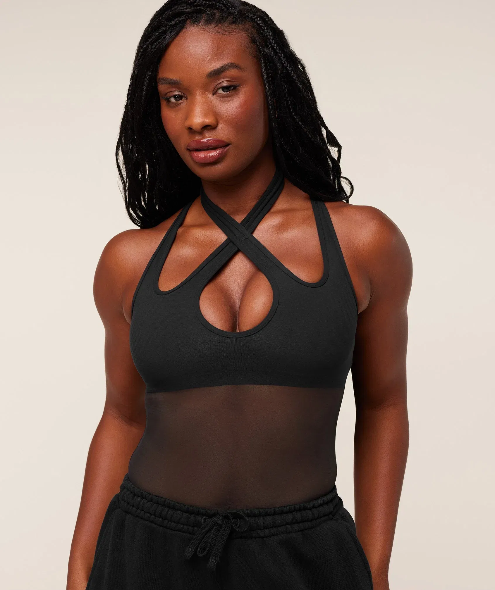 Gymshark Dark Energy Mesh Tank - GS Black