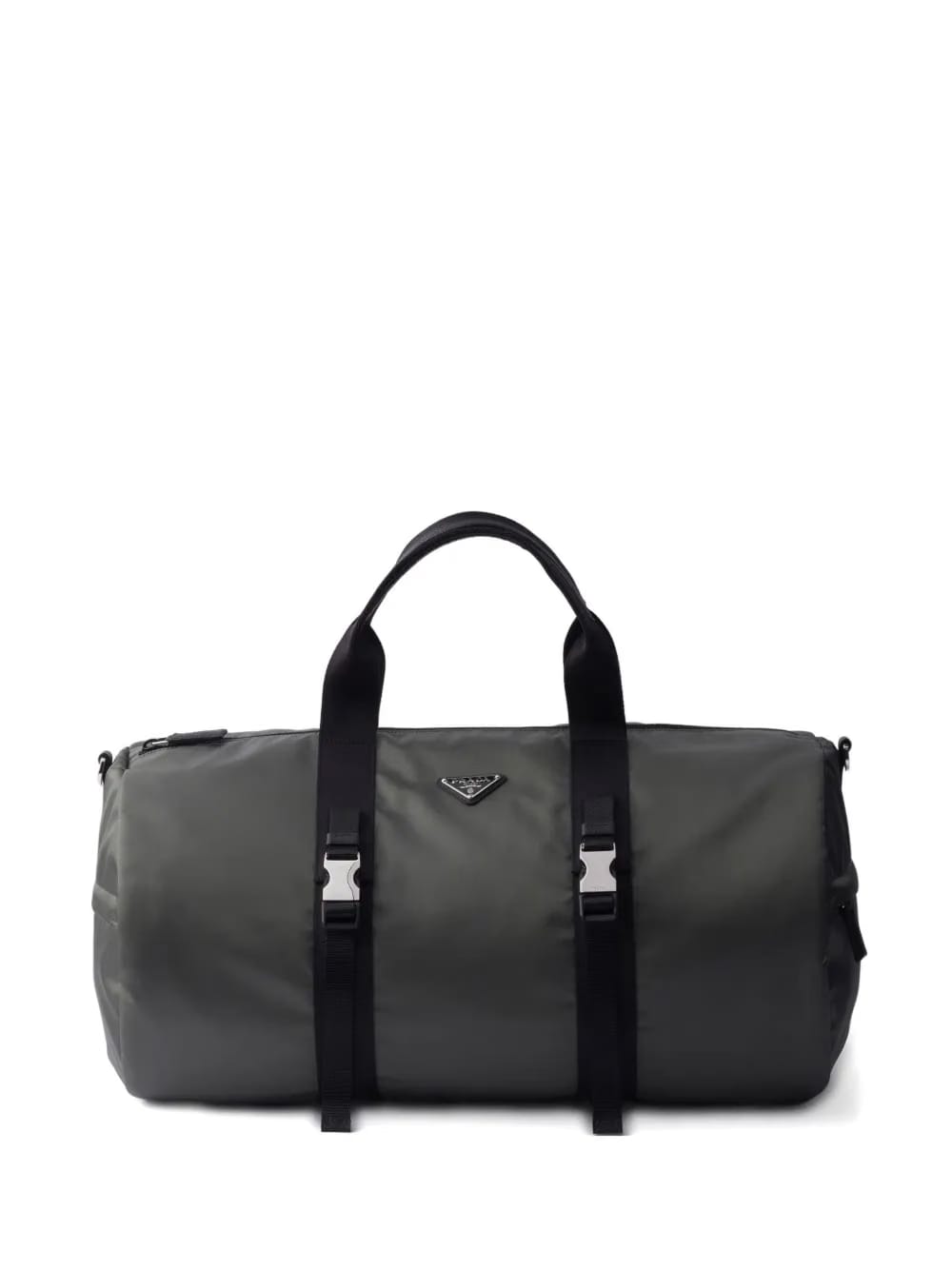 Re-Nylon triangle-logo duffle bag