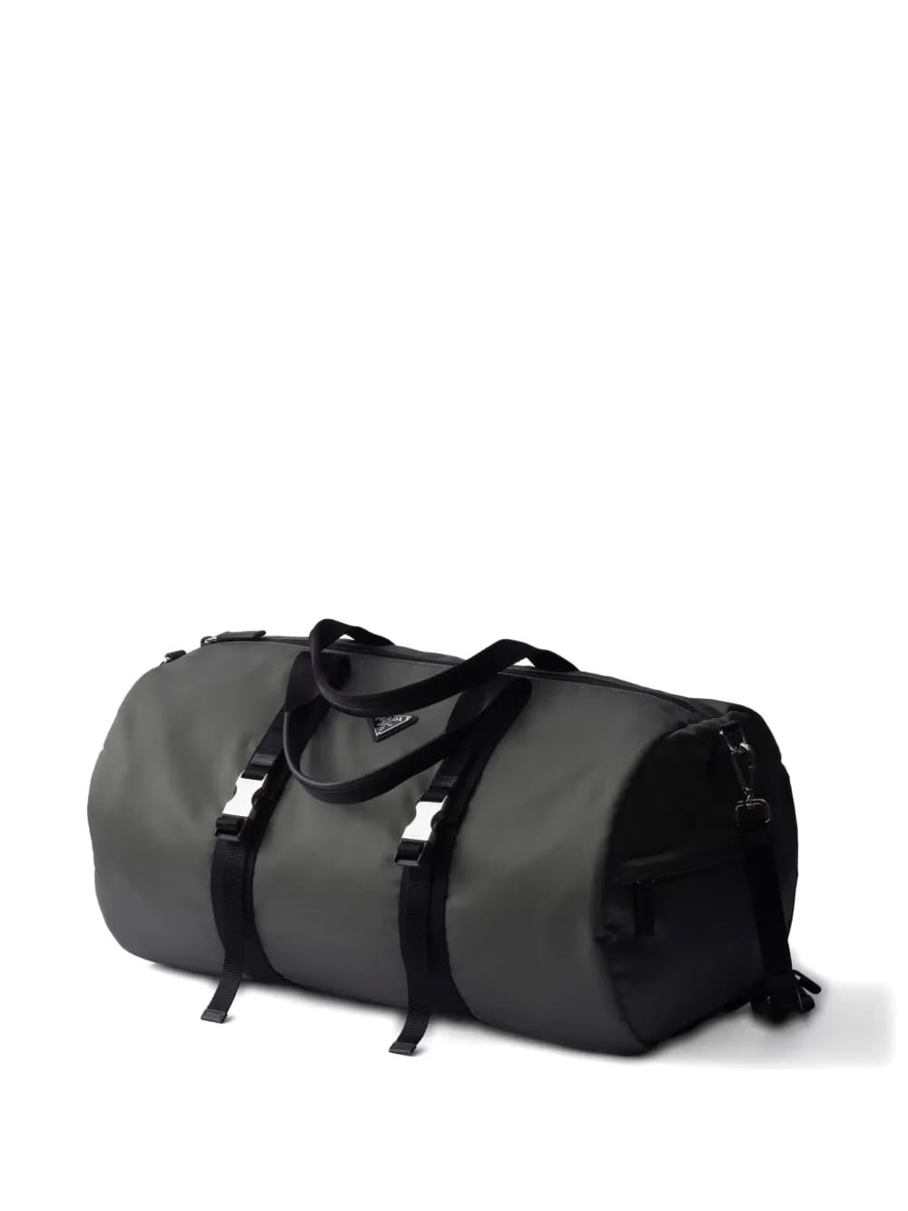 Re-Nylon triangle-logo duffle bag