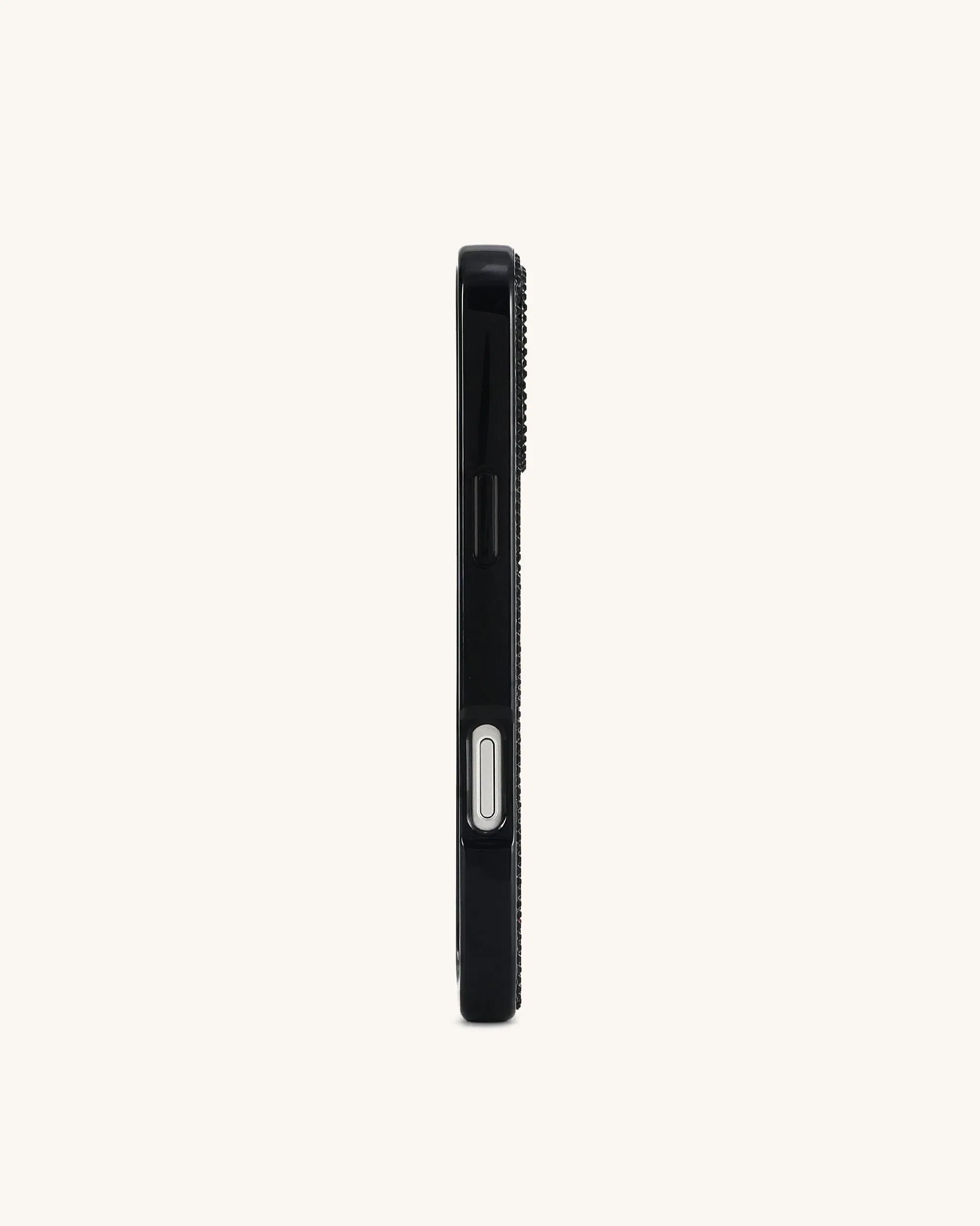 I Love Me Artificial Crystal Phone Case - Black