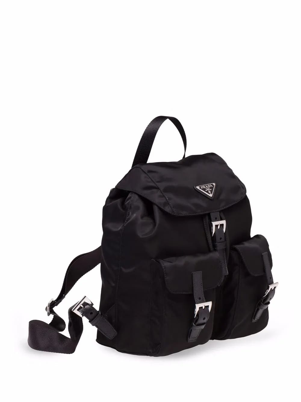 enamel triangle logo small backpack