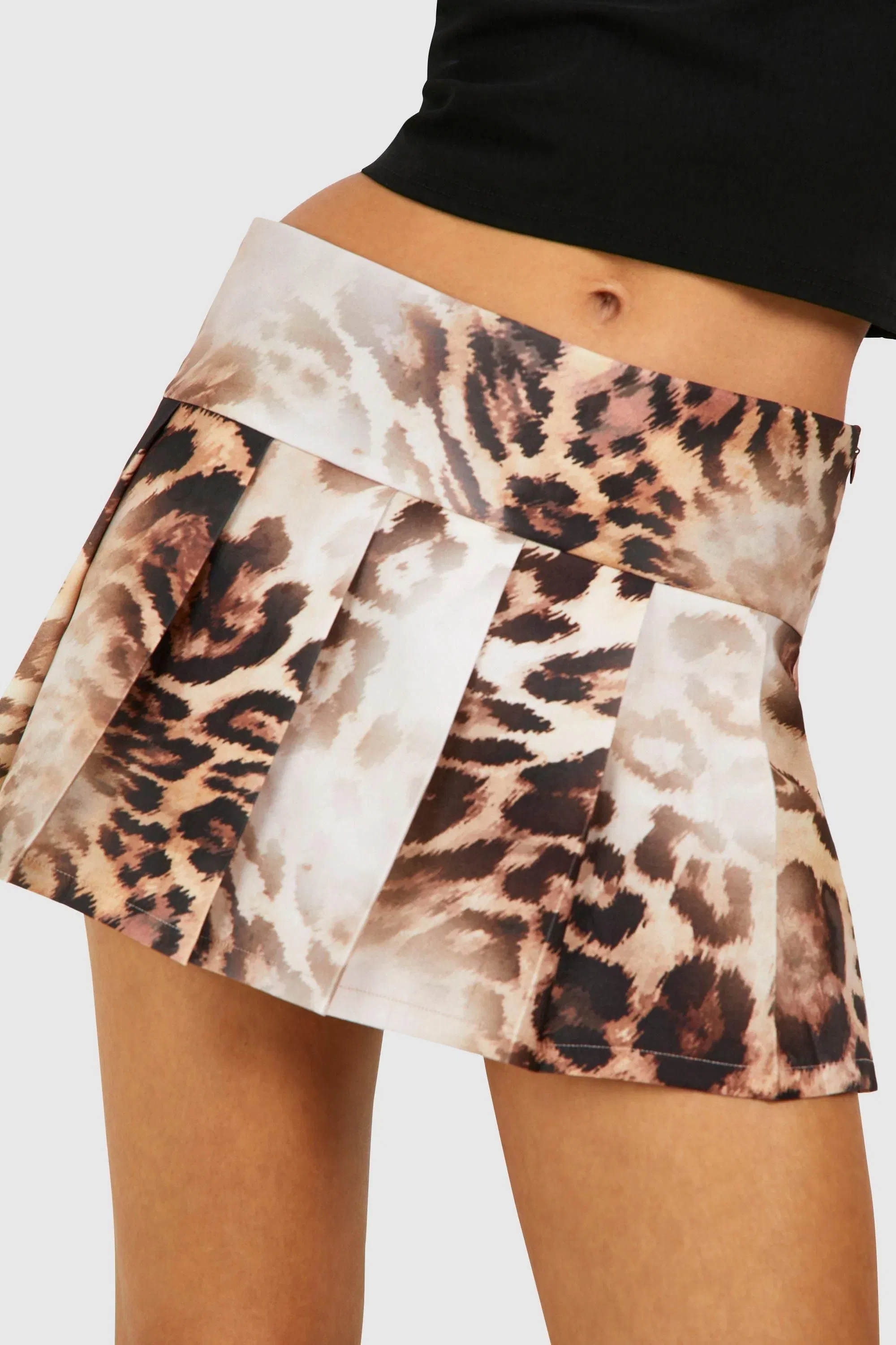 Bengaline Leopard Print Tennis Skort