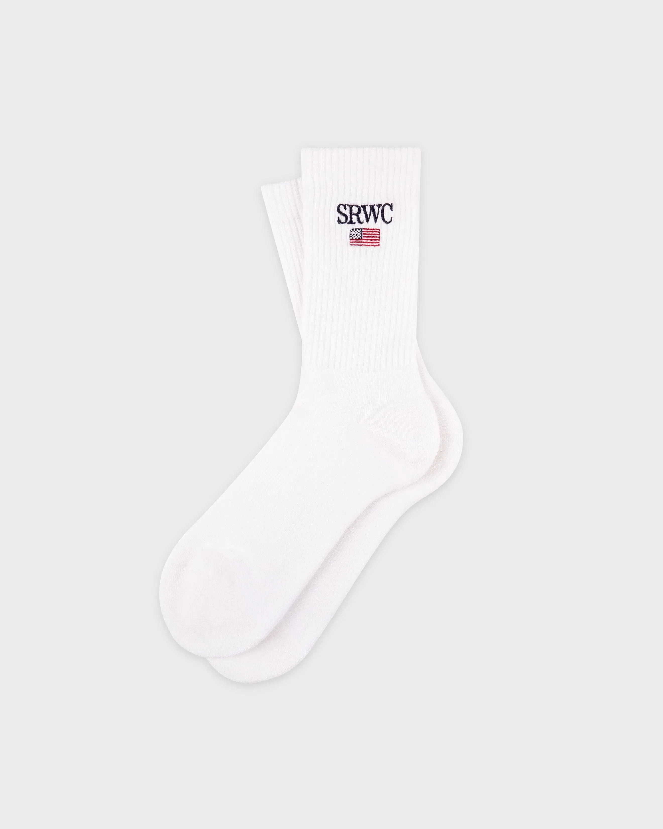 Nautical Socks - White/Navy/Ruby