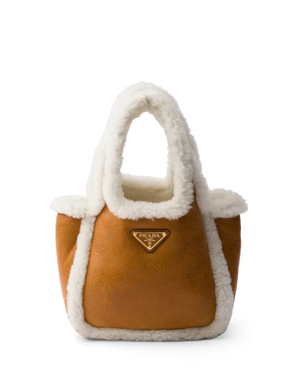 Shearling mini bag
