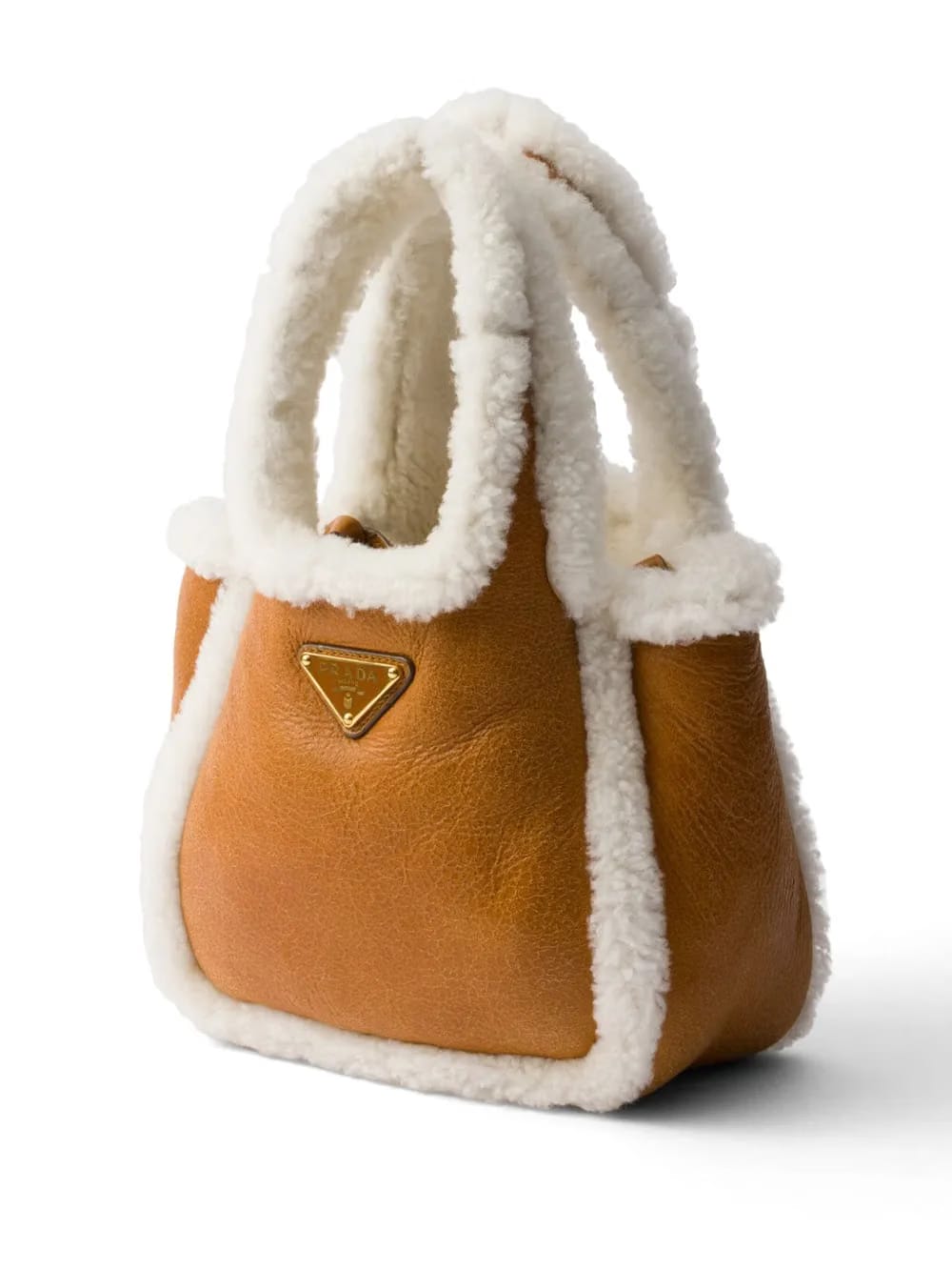 Shearling mini bag