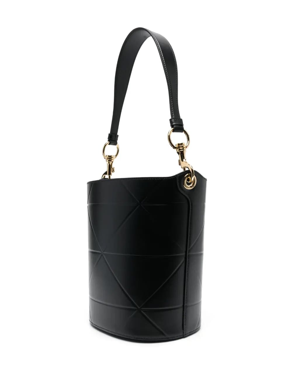 Symbole leather bucket bag