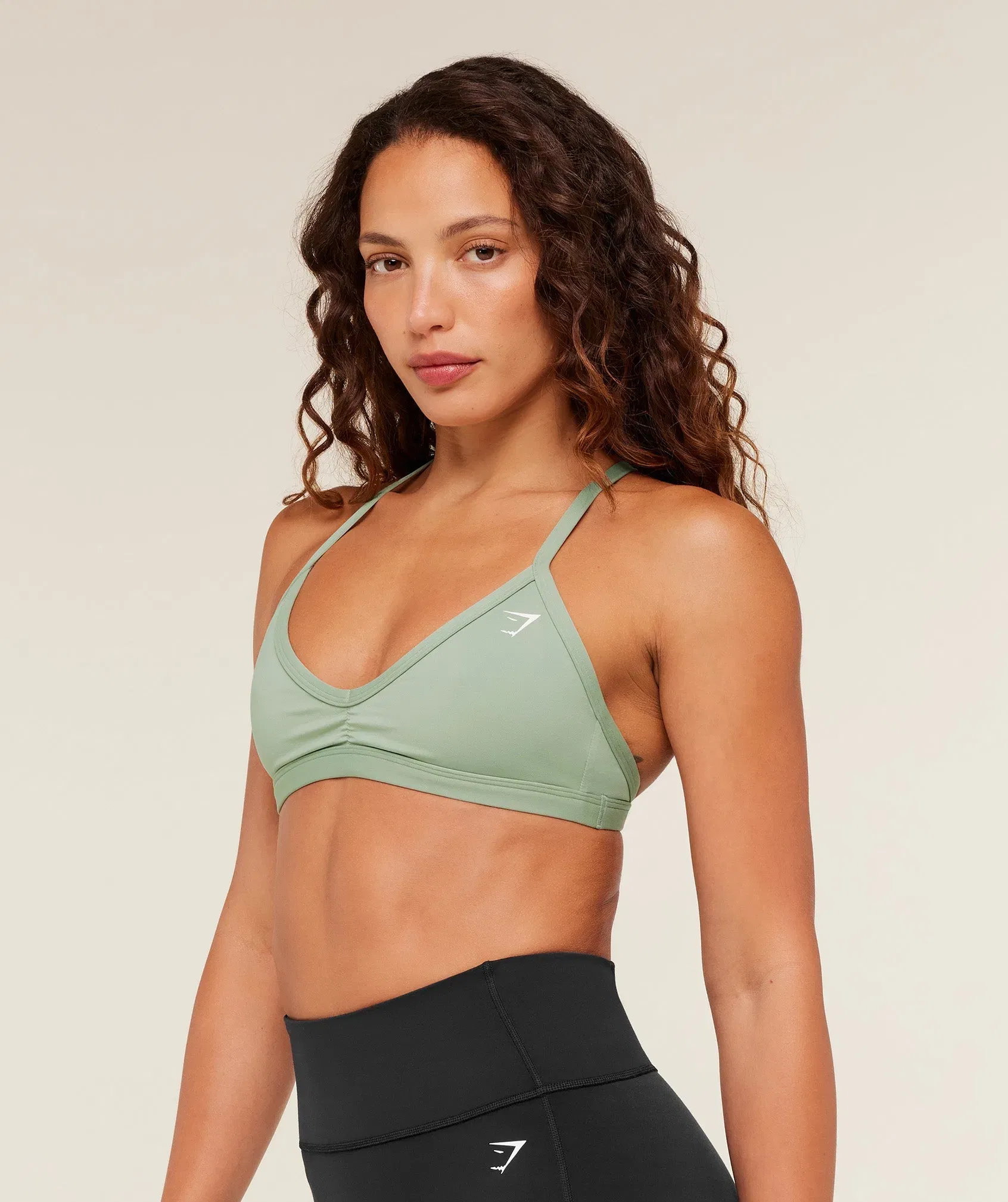 Gymshark Minimal Sports Bra - Haze Green