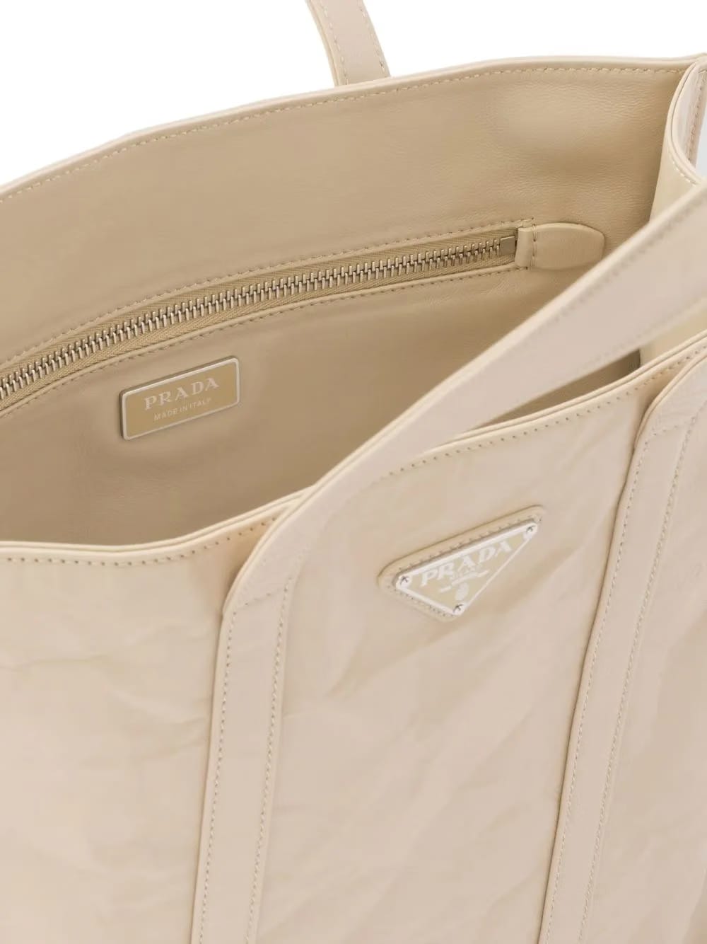 nappa-leather tote bag
