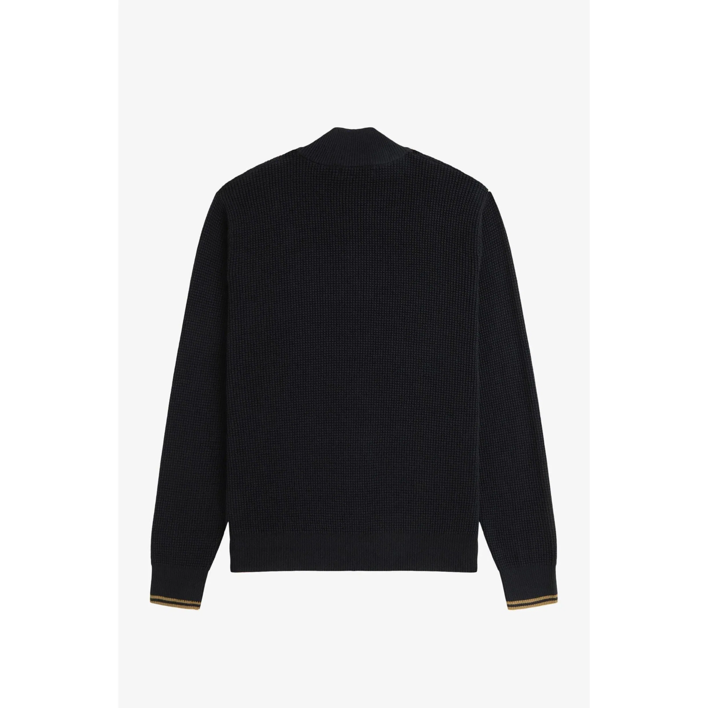 Waffle Stitch Half Zip Jumper