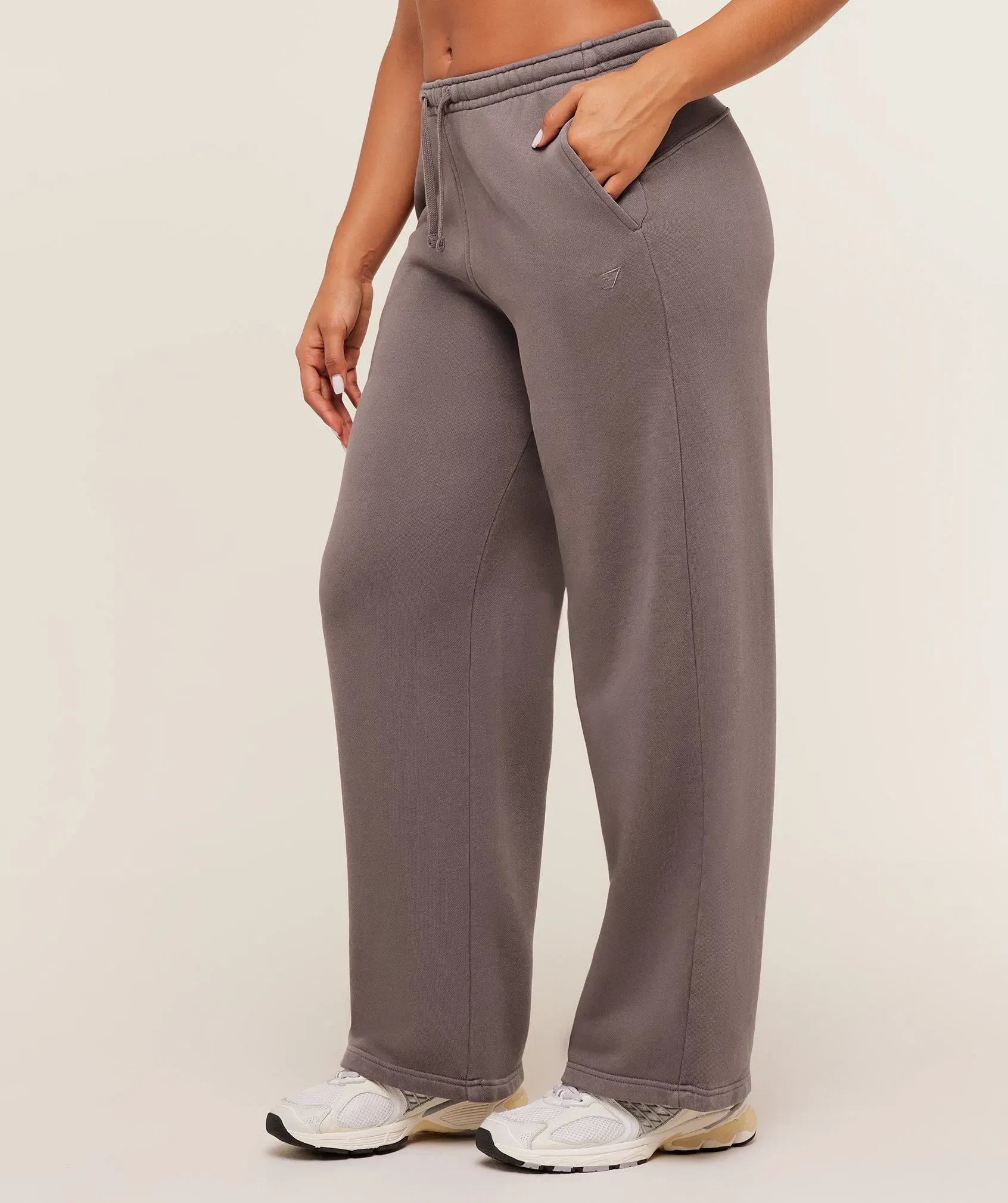 Gymshark Pump Straight Leg Pant - GS Cool Brown/WASH
