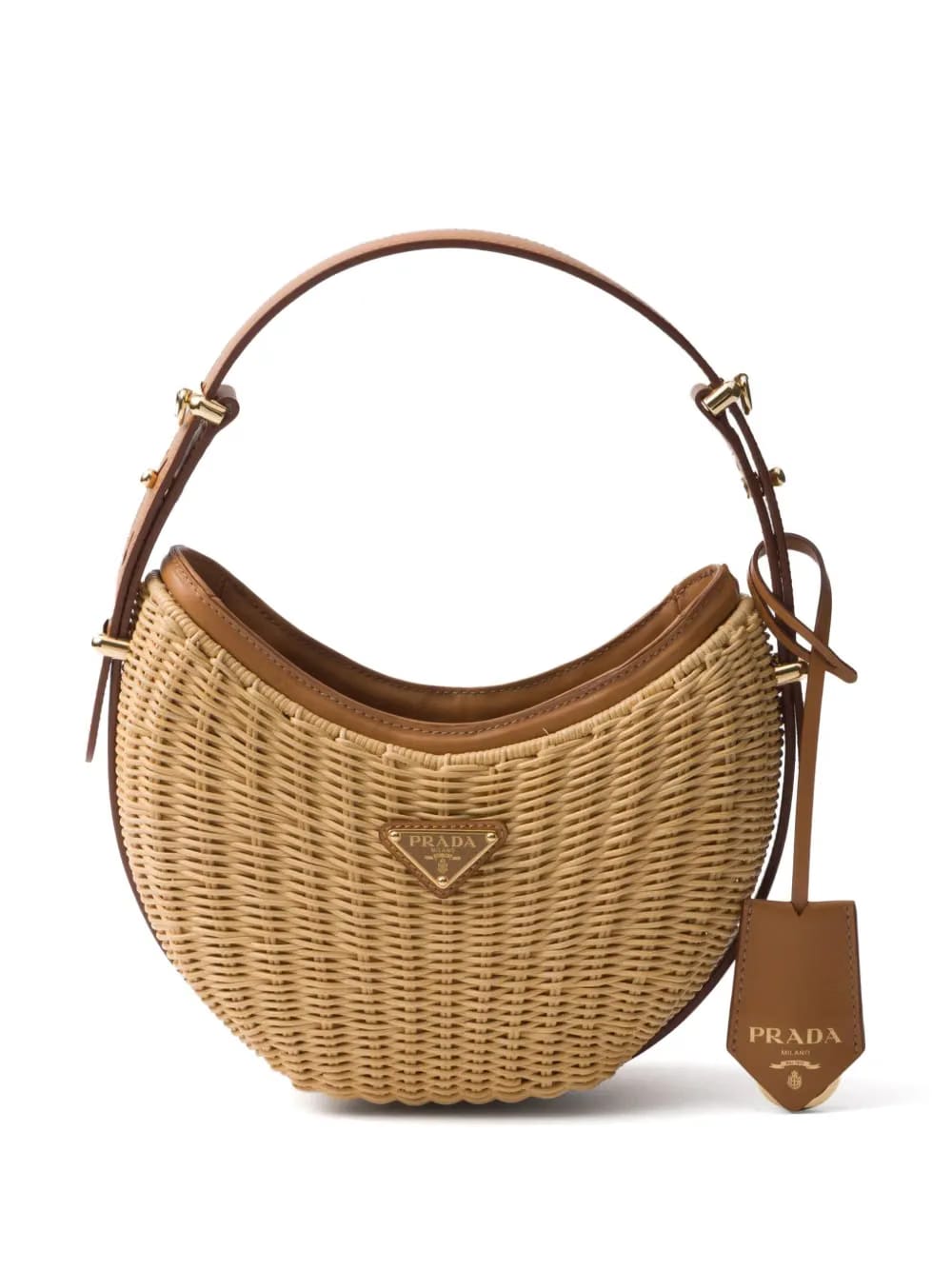 Arqué woven shoulder bag