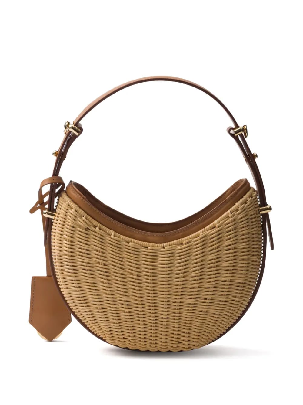 Arqué woven shoulder bag