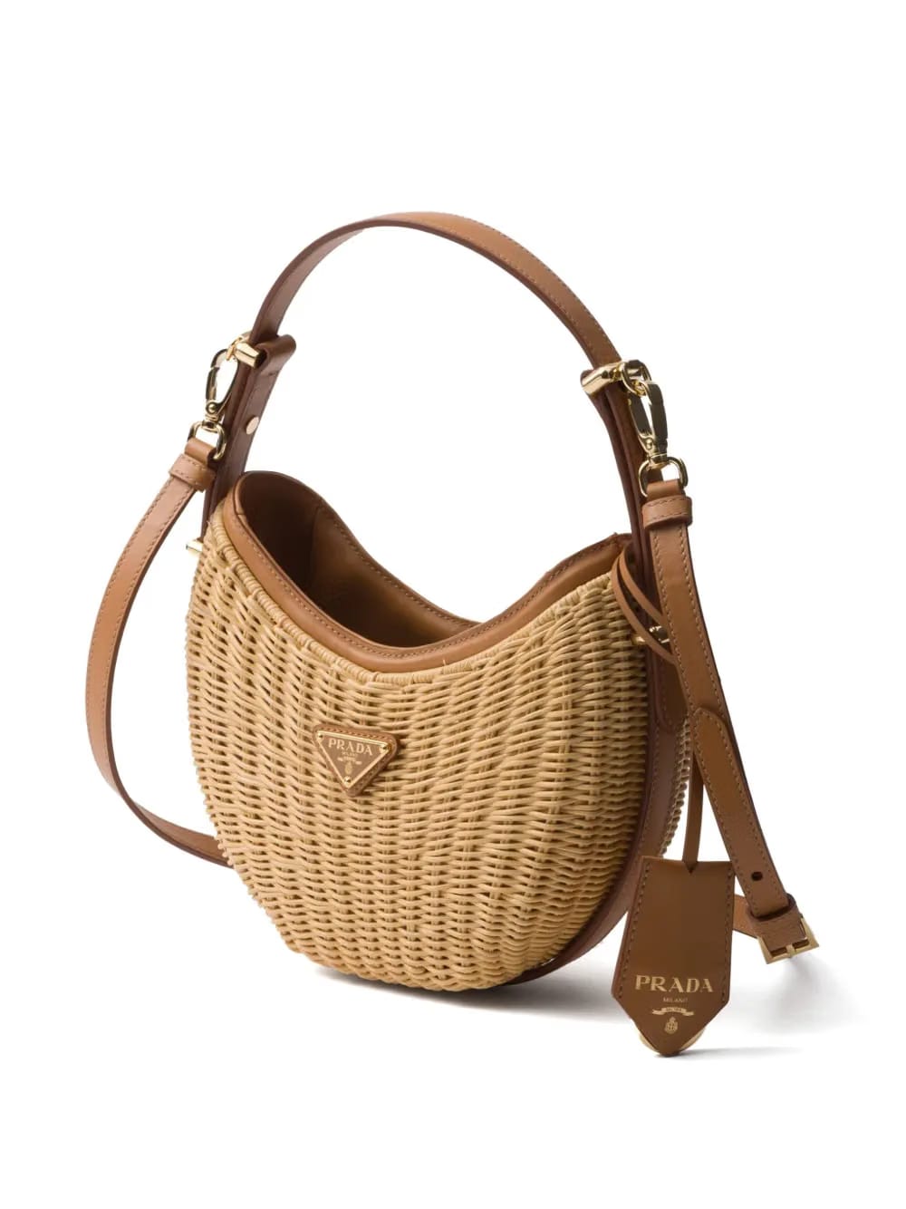 Arqué woven shoulder bag