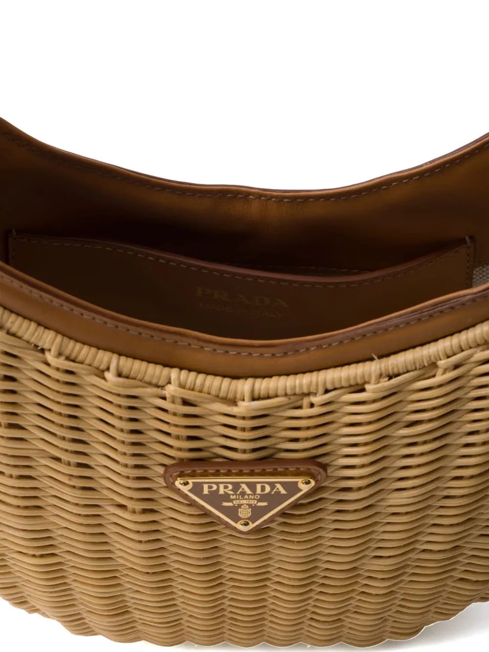Arqué woven shoulder bag