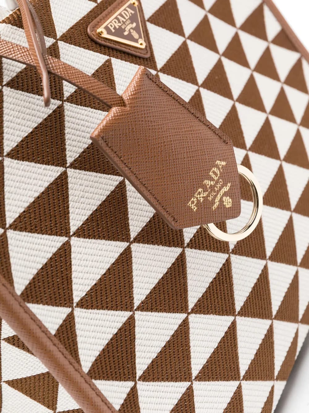 small Symbole jacquard tote bag
