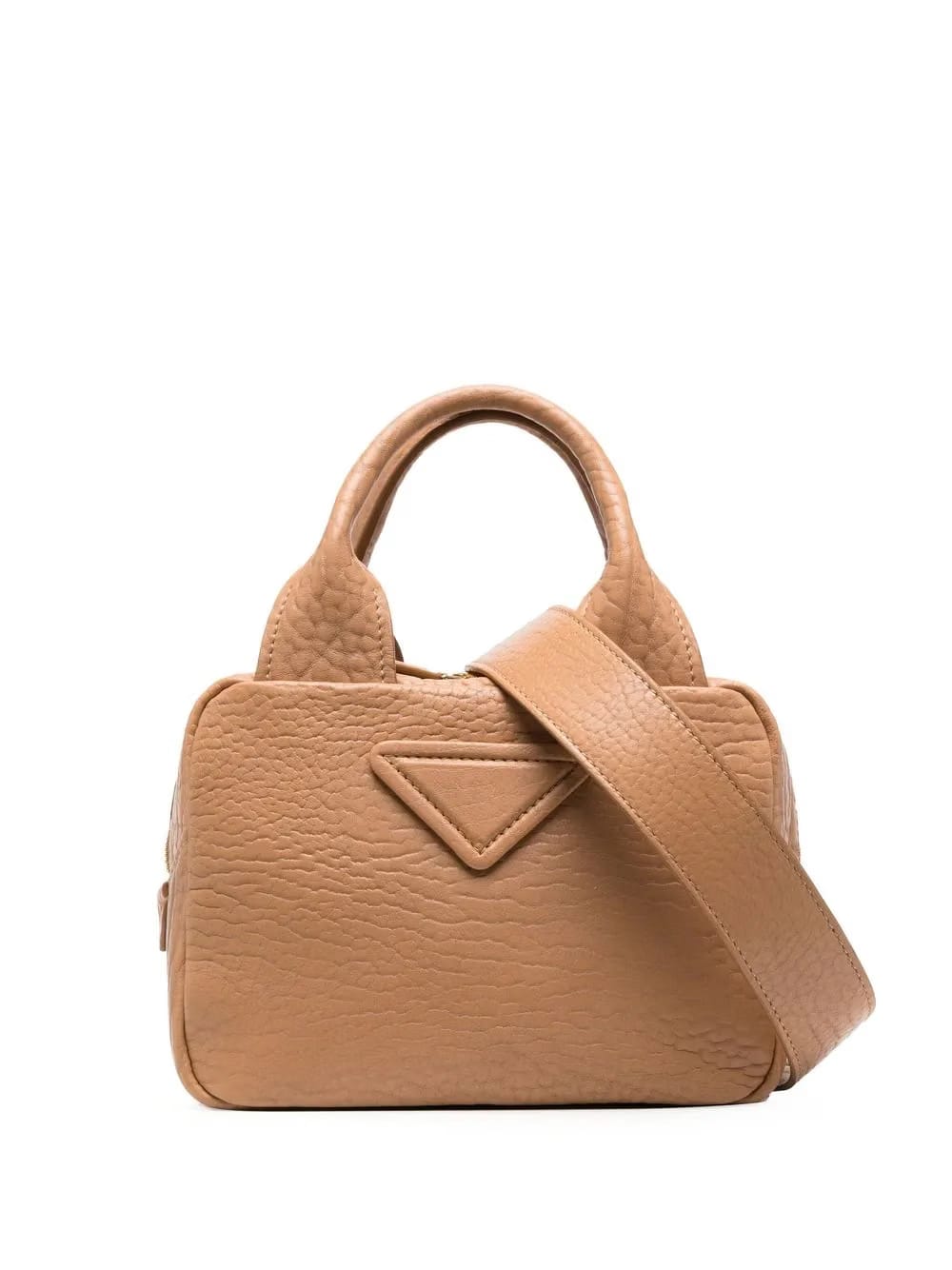 small triangle-patch tote bag