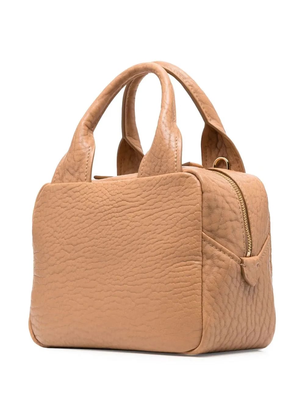 small triangle-patch tote bag