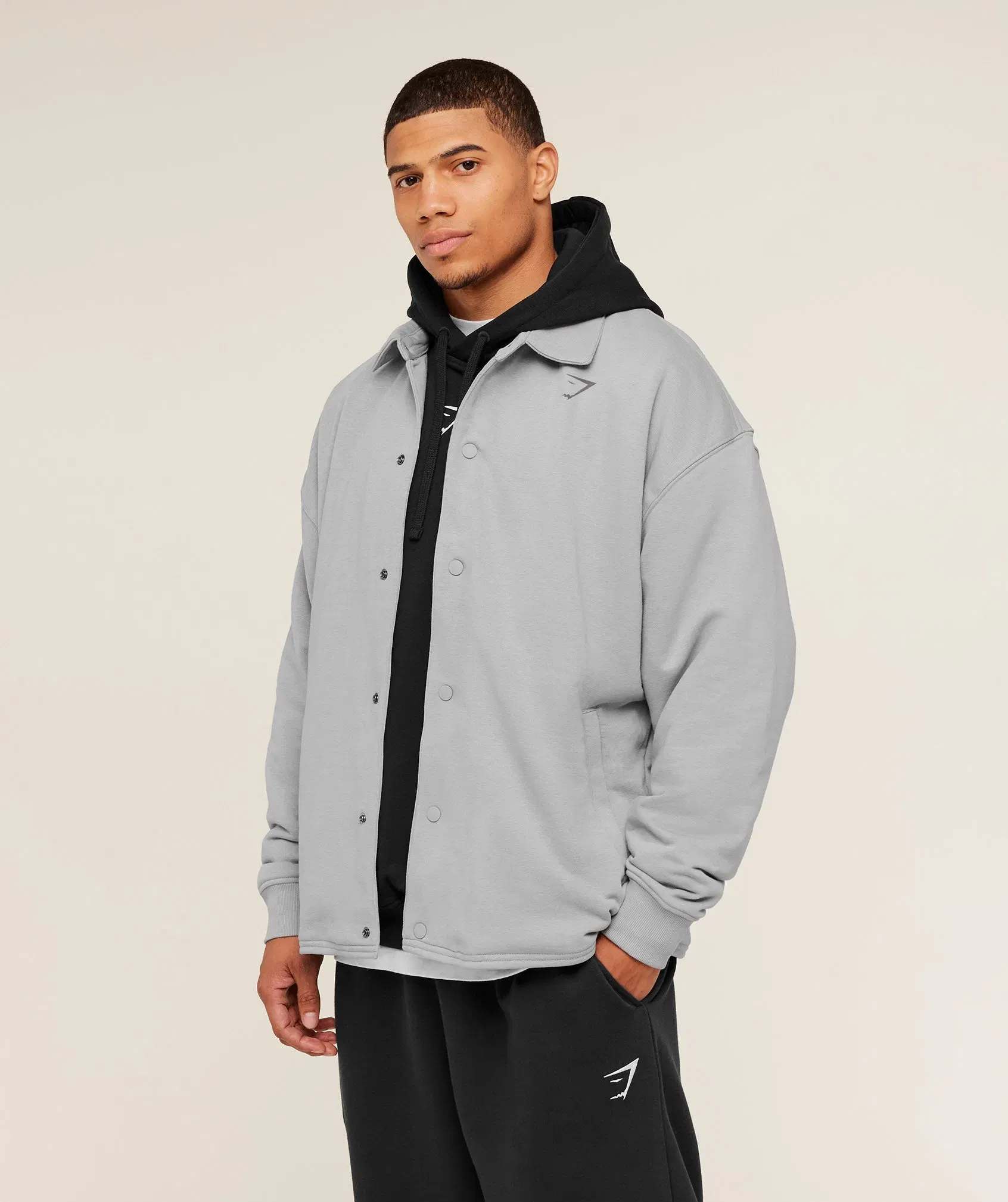 Gymshark Power Coach Jacket - Smokey Grey