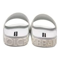 Dolce & Gabbana - Logo-Detailed Rubber Slides - White