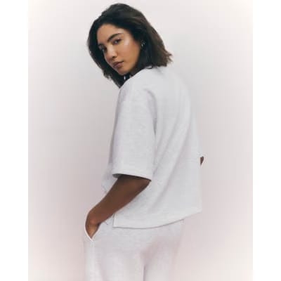 Grey Premium Boxy T-shirt