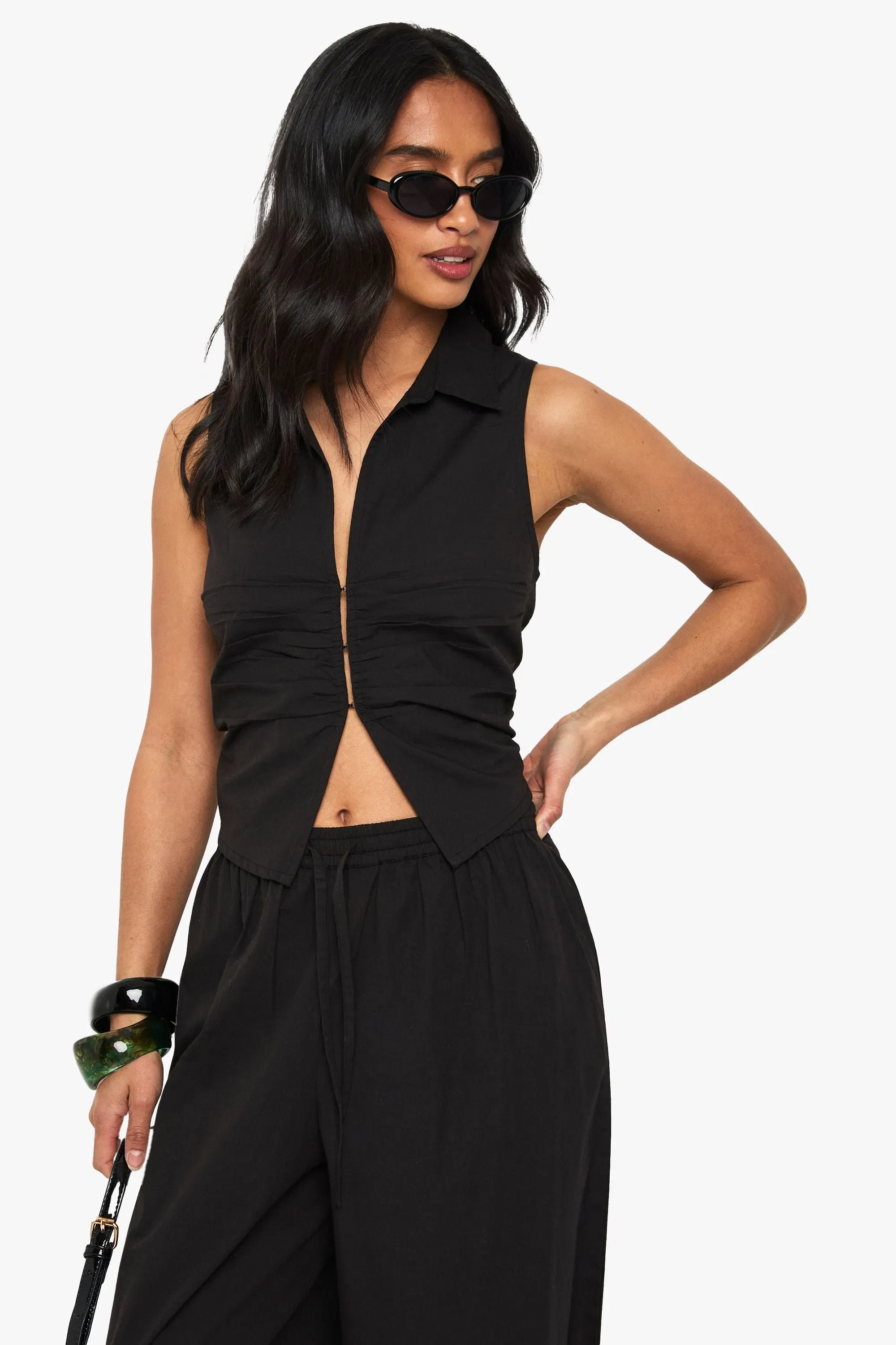 Petite Cinched Waistcoat