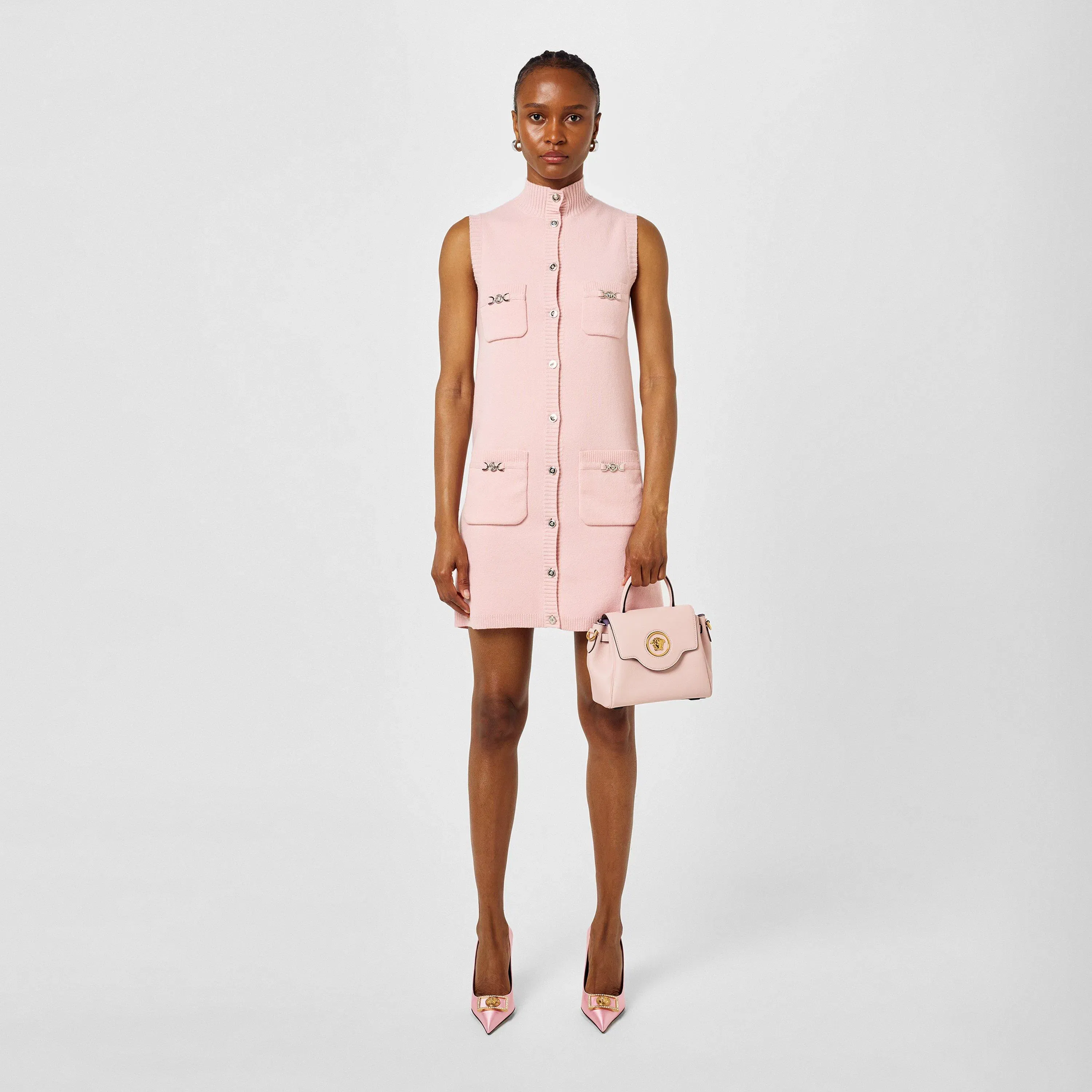 Knit Medusa Mini Dress