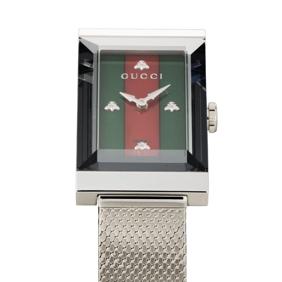Gucci G-Frame 2 Year Warranty Silver YA147401