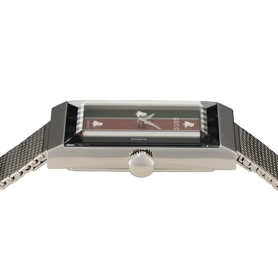 Gucci G-Frame 2 Year Warranty Silver YA147401