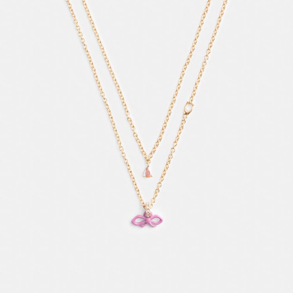 Mini Bow Layered Necklace