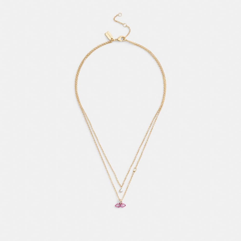 Mini Bow Layered Necklace