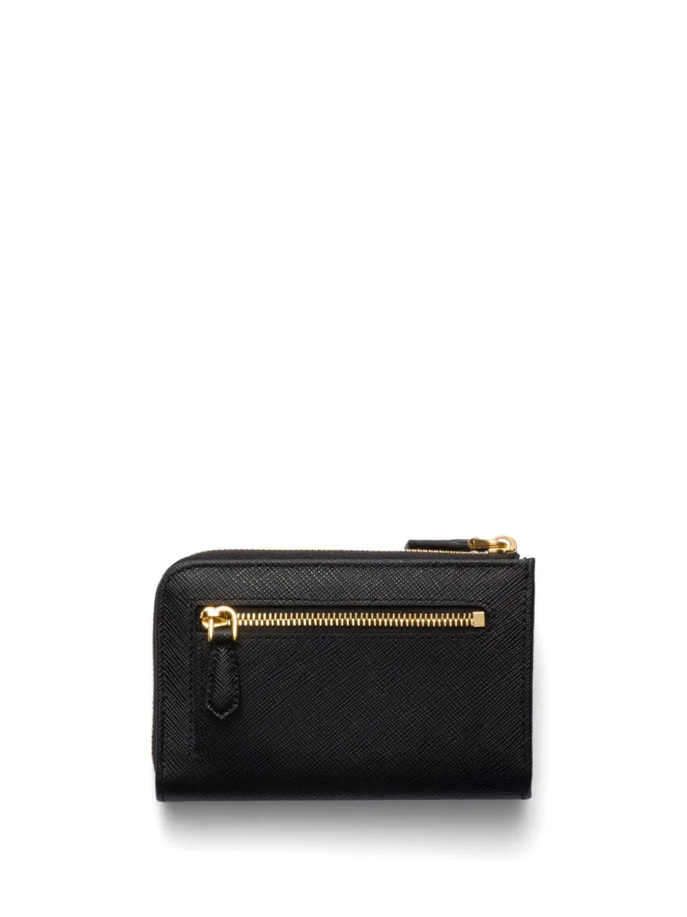 Saffiano-leather keychain