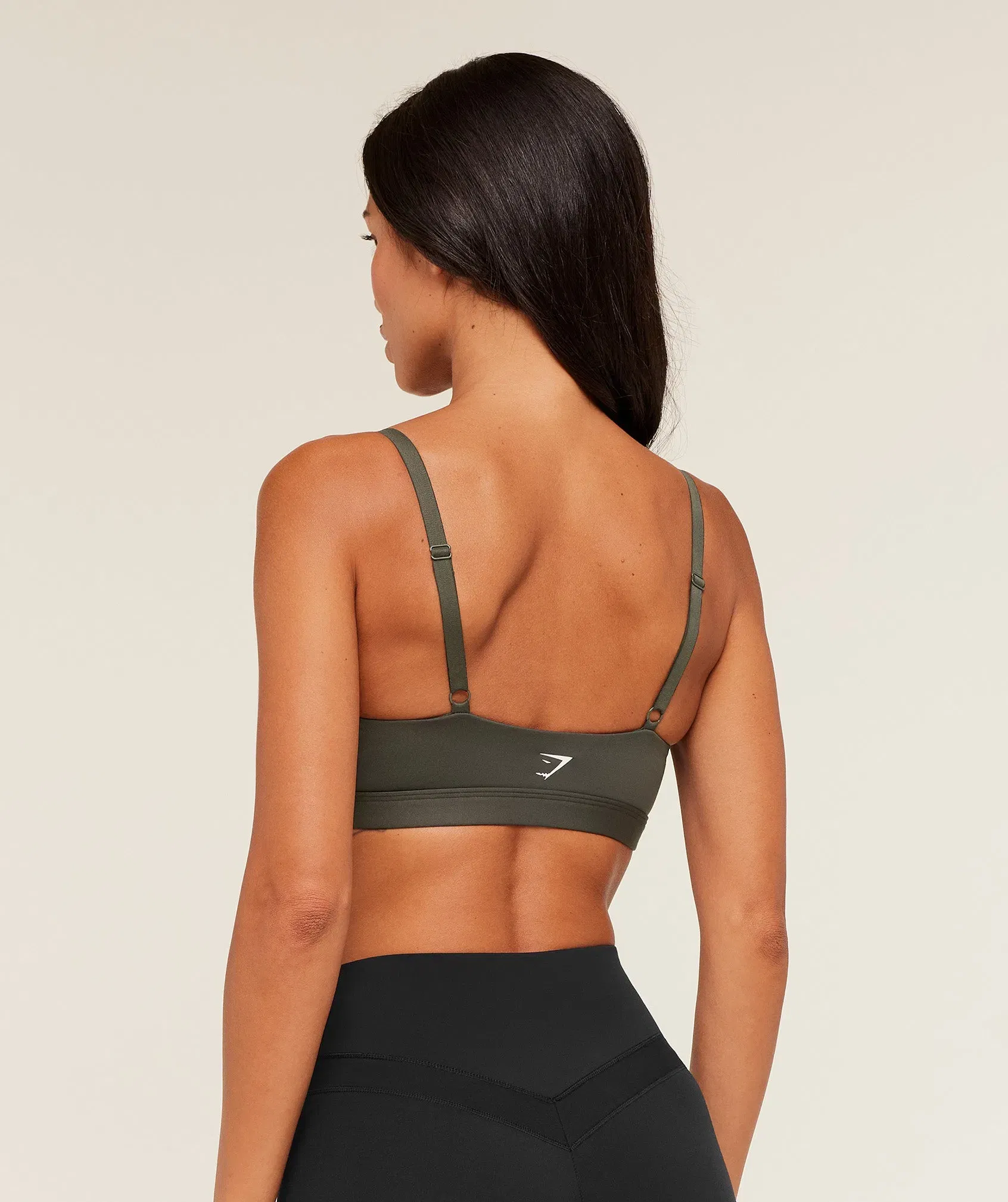 Gymshark Balcony Peekaboo Sports Bra - GS Strength Green