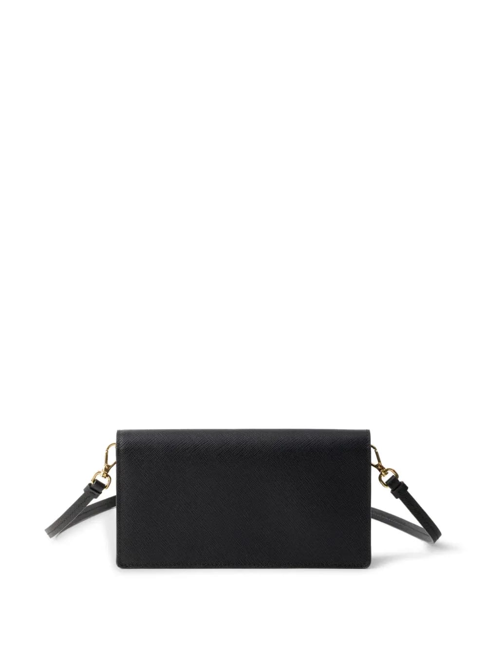 triangle-logo leather mini bag