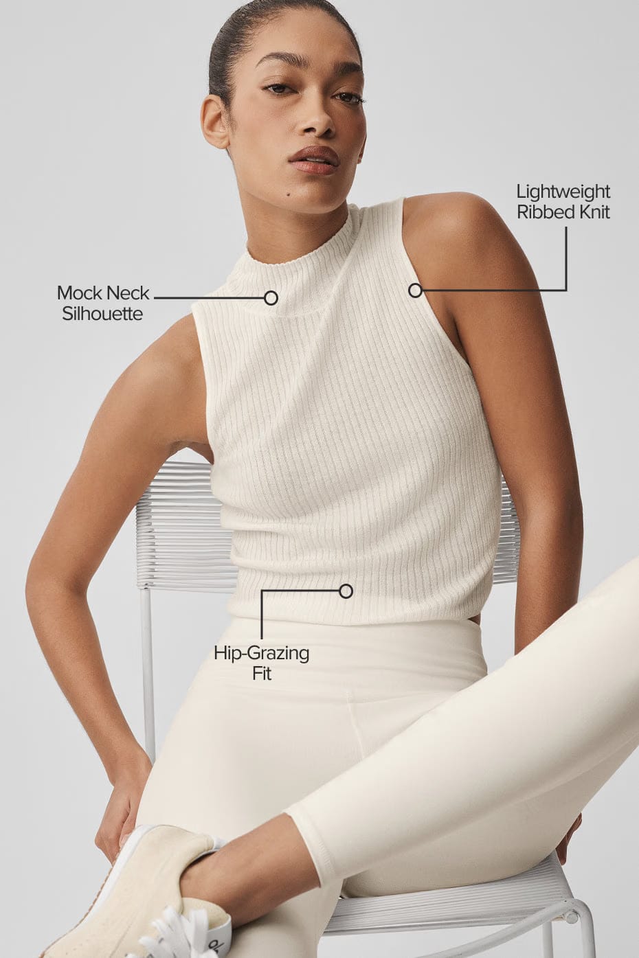 Sweater Knit Unwind Sleeveless Top
