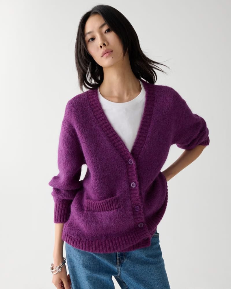 Fuzzy Oversized Cardigan