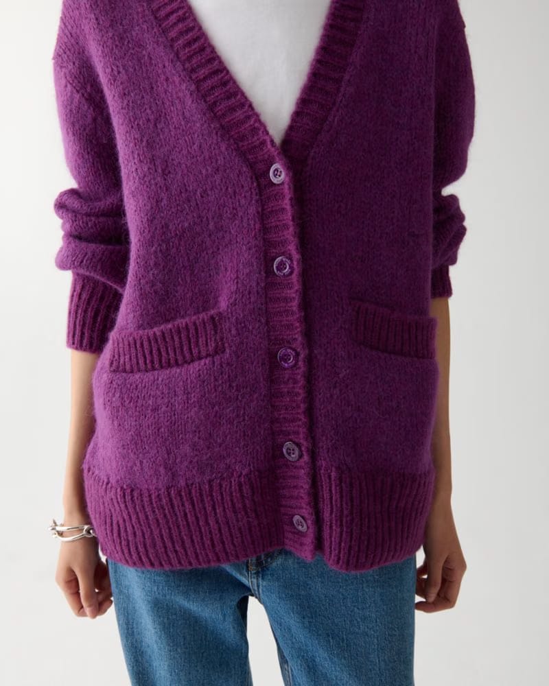 Fuzzy Oversized Cardigan