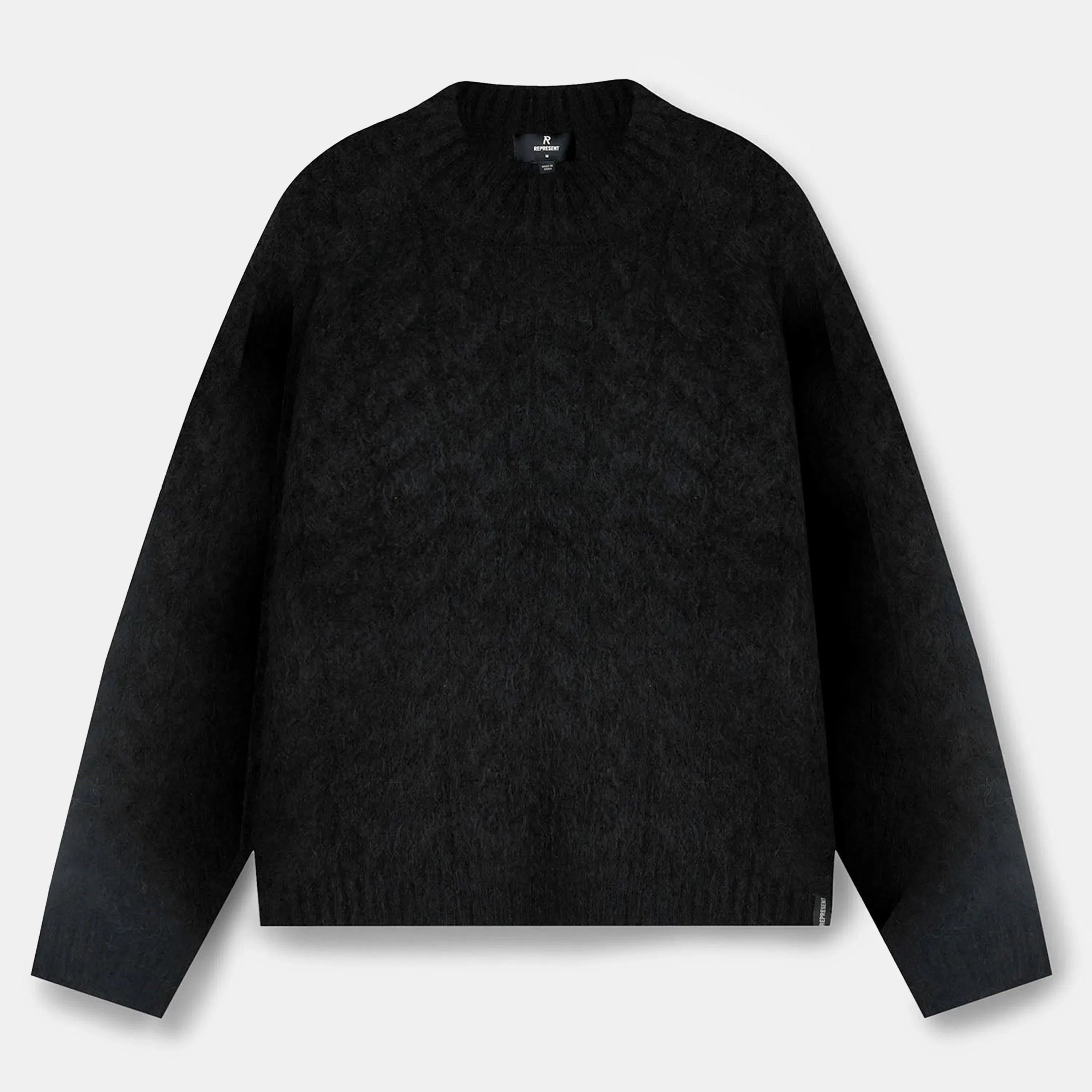 Textured Knit Contemporary Fit Crew Sweatshirt
