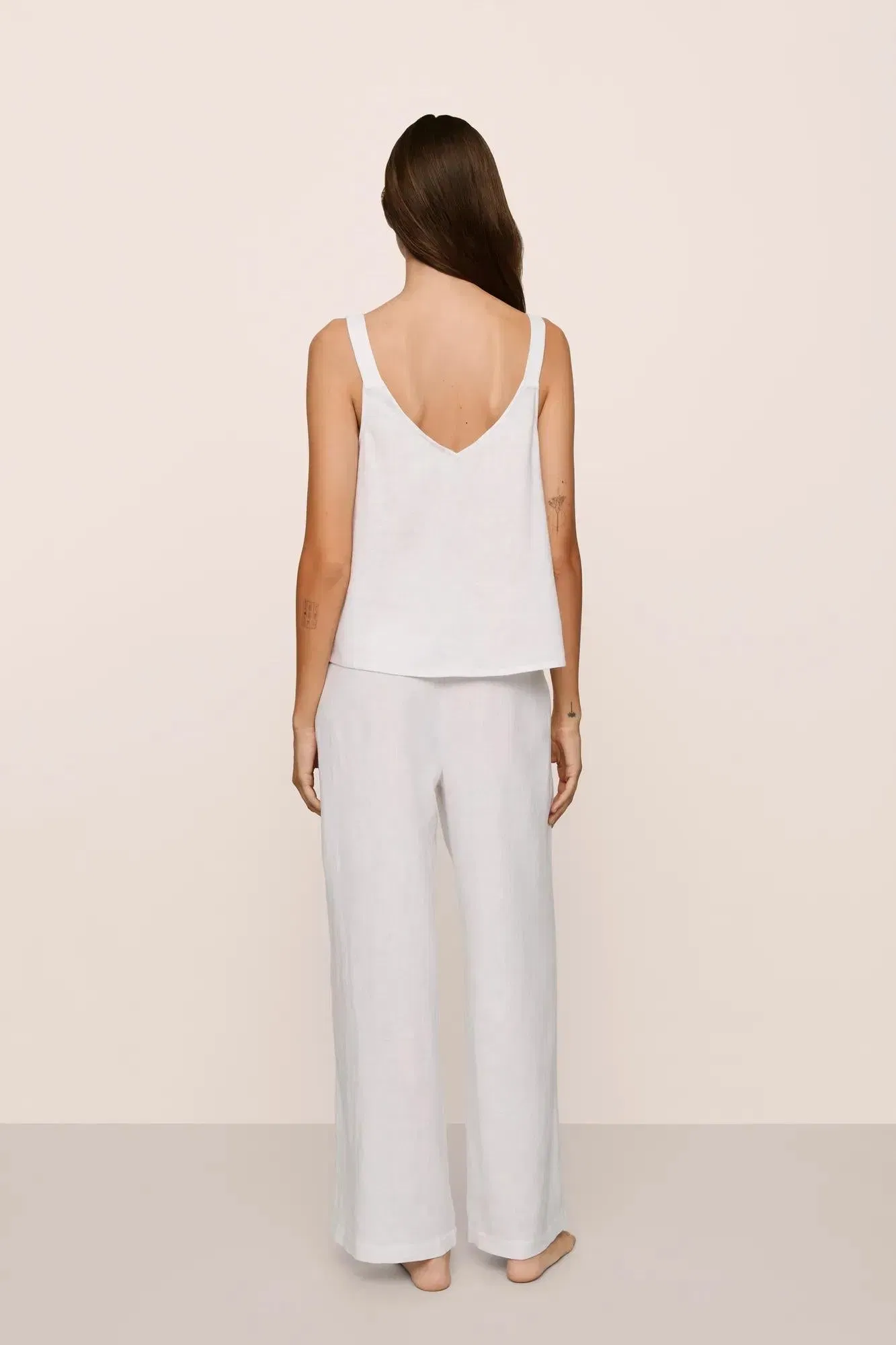 Linen Blend Relaxed Pant