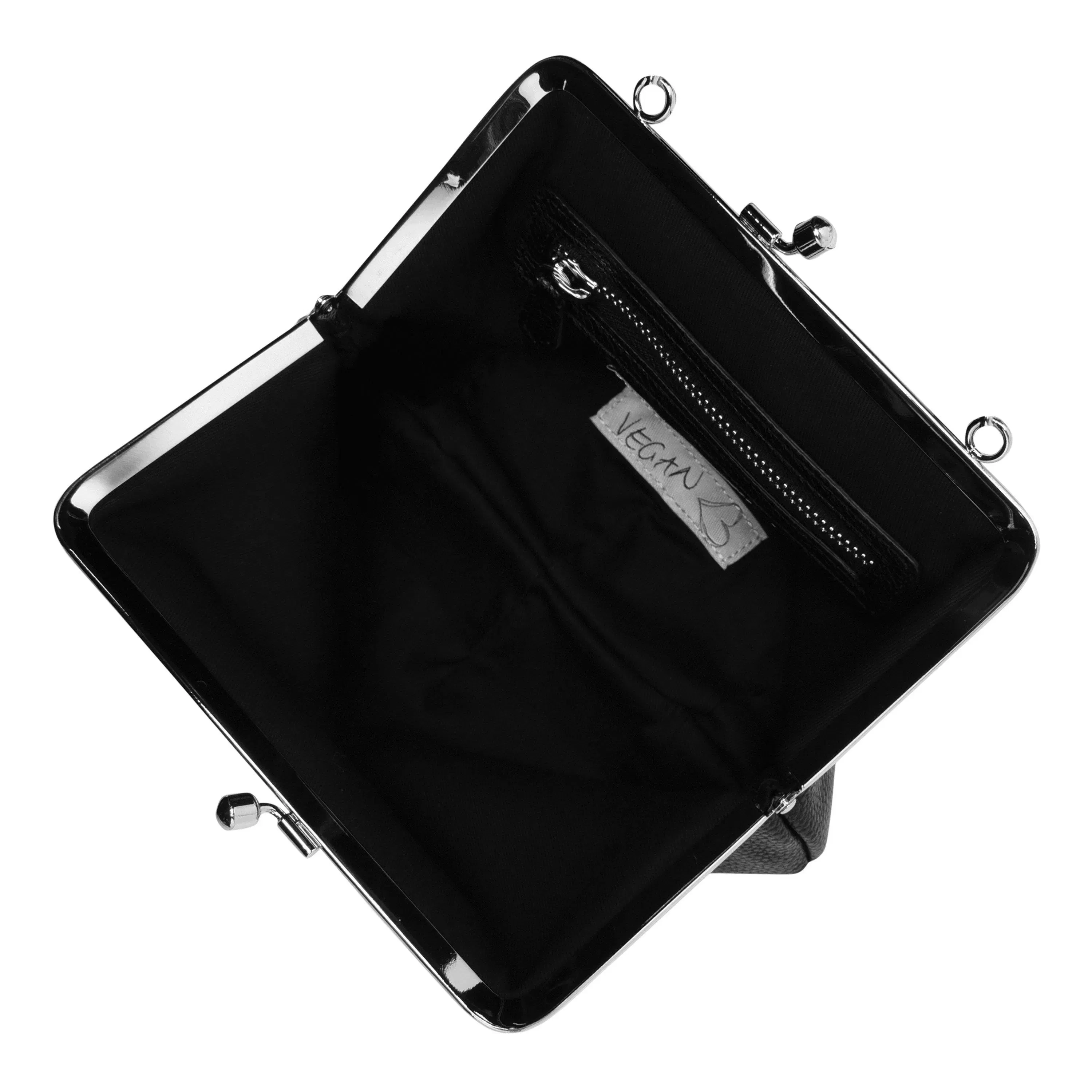 Textured Johanna Frame Purse
