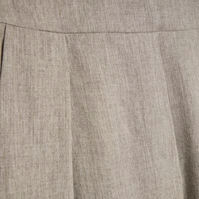 Grey Elasticated Wide Leg Trousers