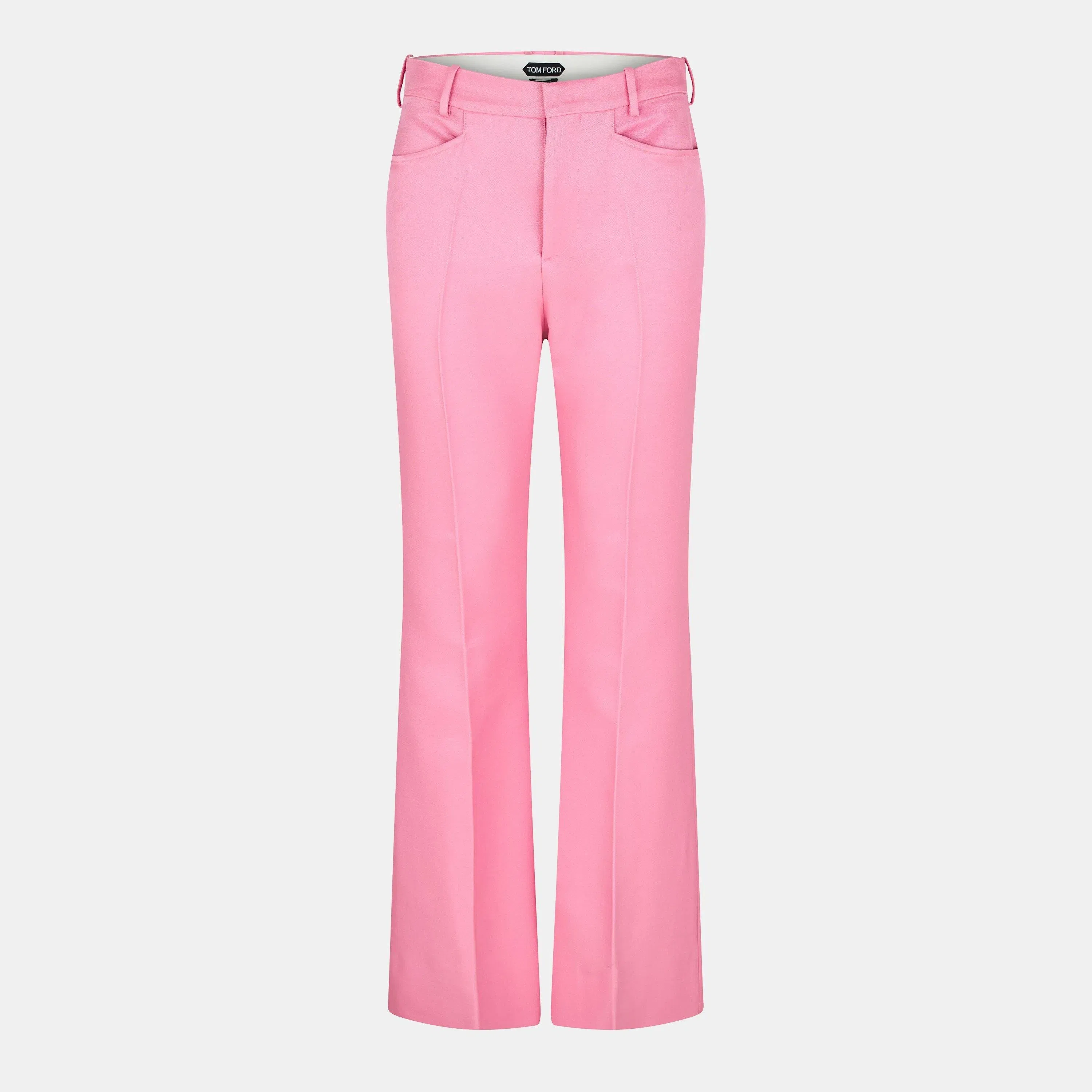 High-Quality Structured Knitted Trousers