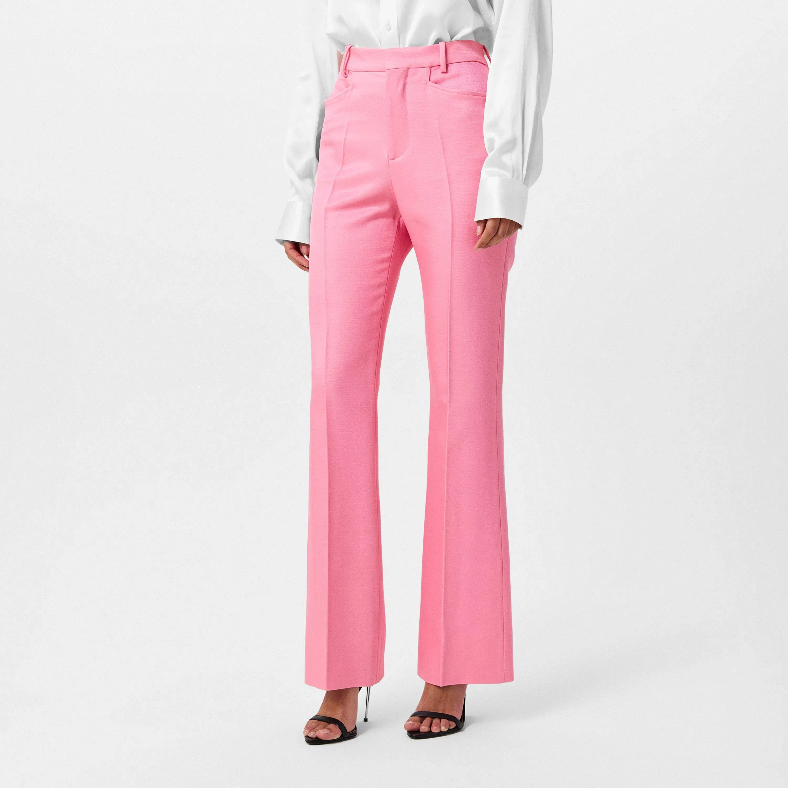 High-Quality Structured Knitted Trousers