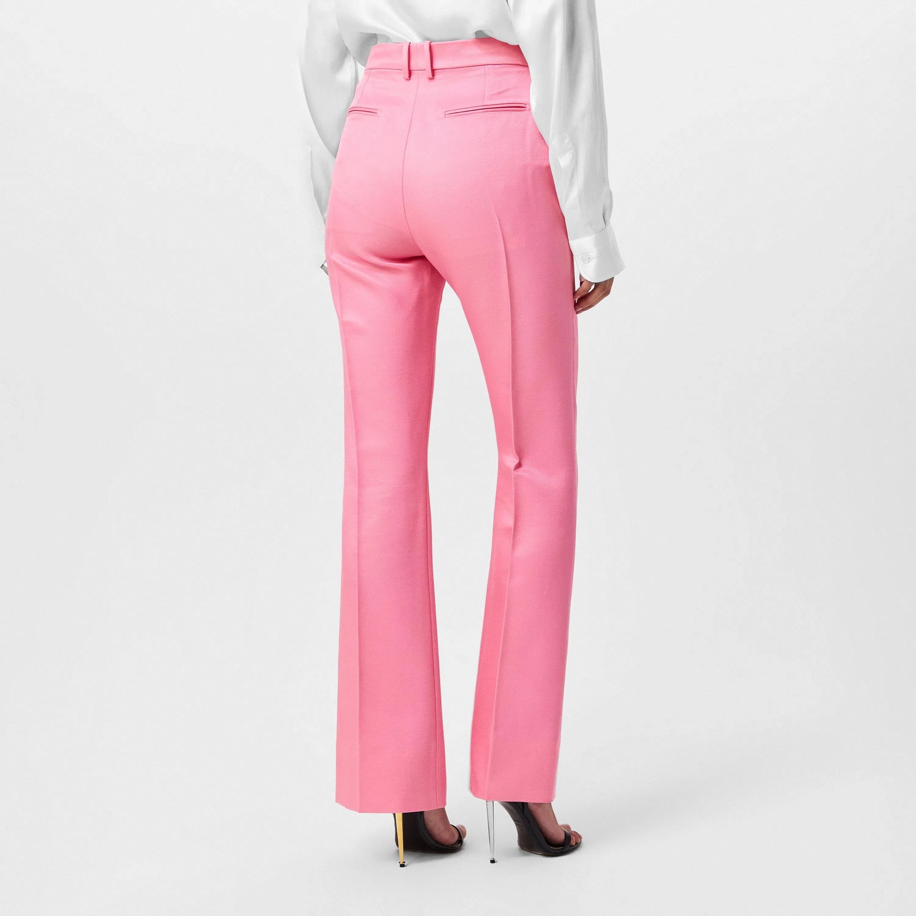 High-Quality Structured Knitted Trousers