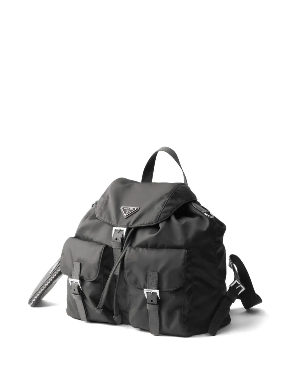 flap-closure front-pockets backpack