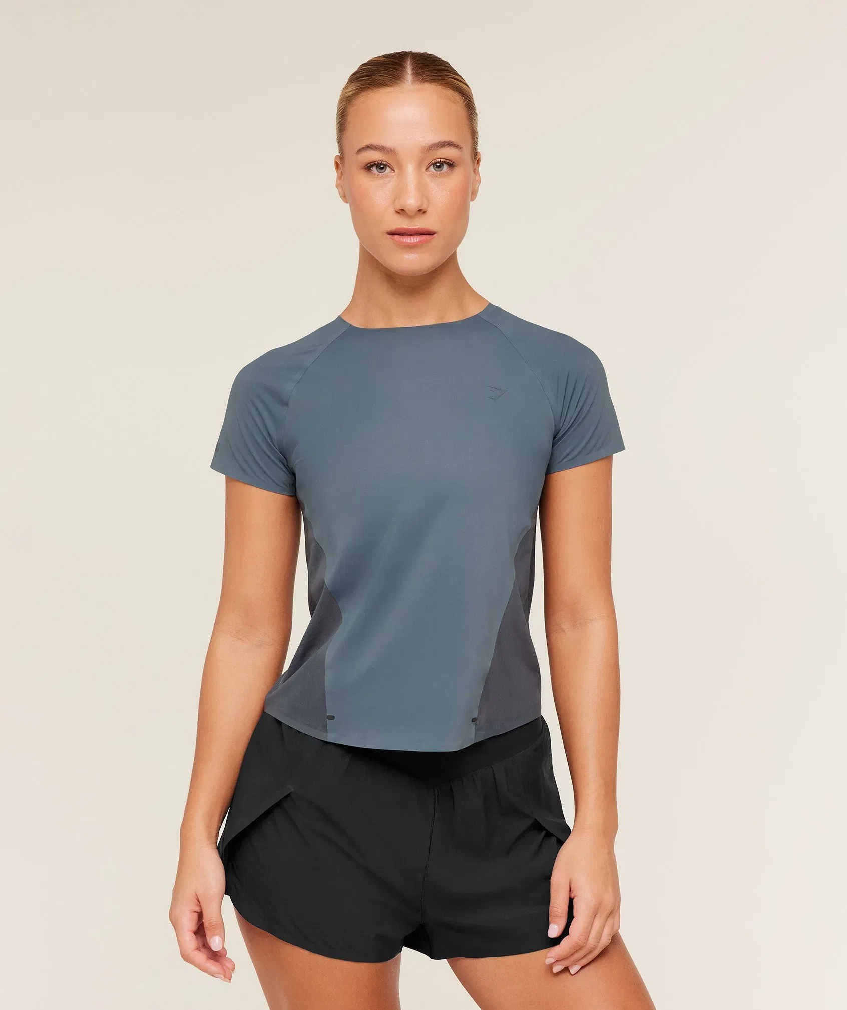 Gymshark Running Elite T-Shirt - Titanium Blue