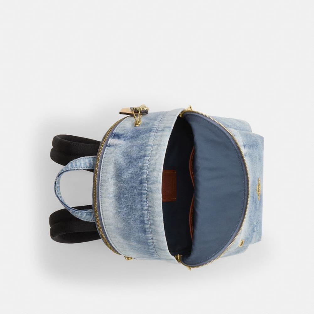 Taylor Small Backpack In Loved Denim